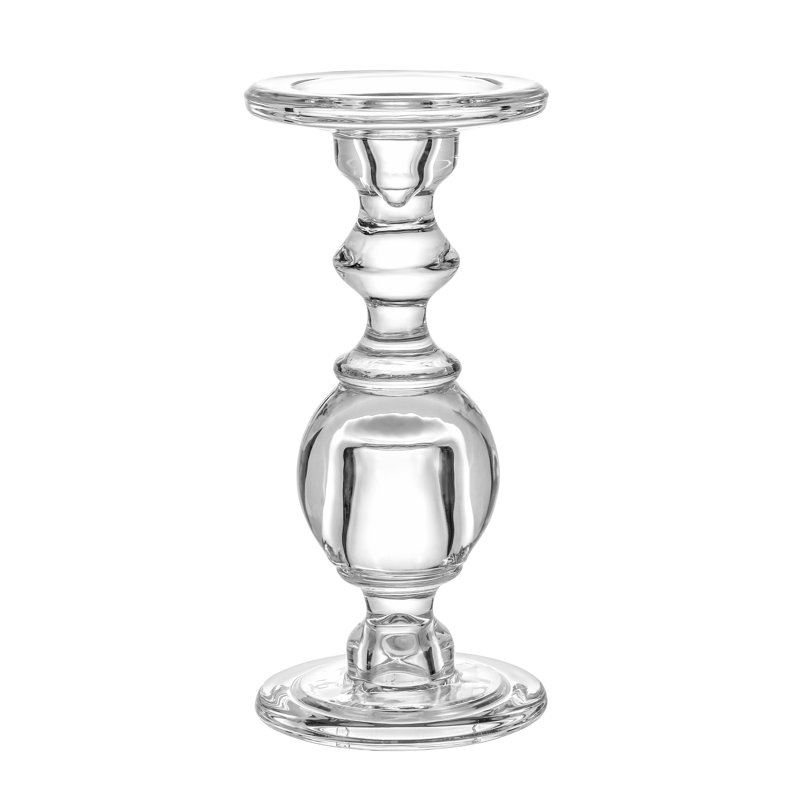 Rosdorf Park Glass Tabletop Candlestick & Reviews Wayfair